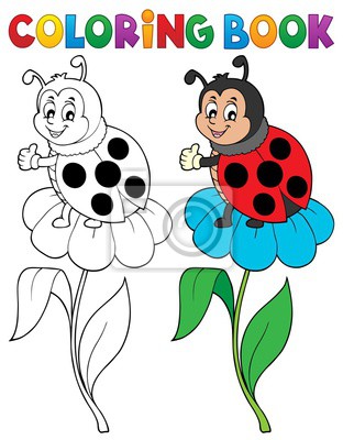 Biedronki kolorowanki
